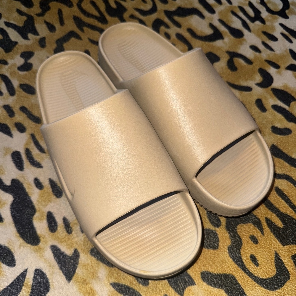 Nike Calm Slides Khaki Size M 12 / W 13